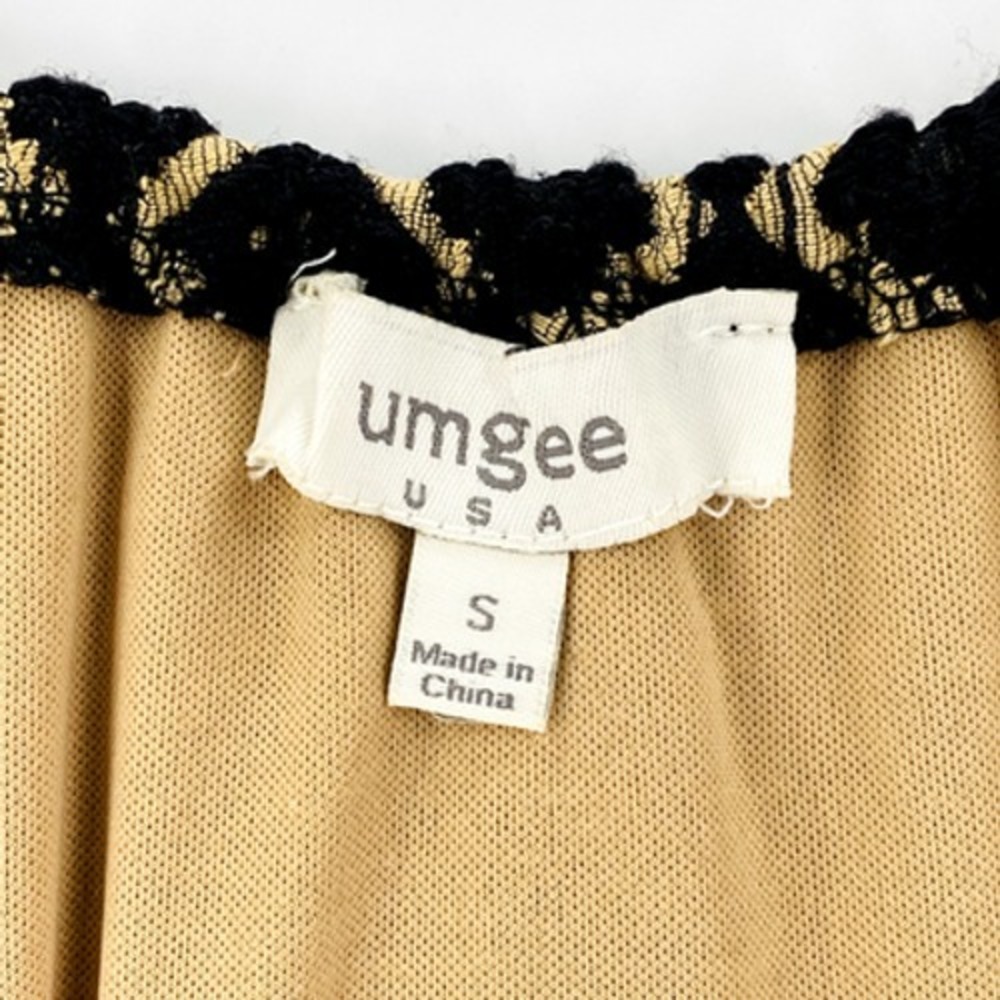 UMGEE Women's Mini Dress Size Small Black Off The Shoulder - Picture 4 of 8